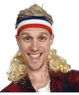 Mullet Blonde Headband Magic Mullet for all Costumes - £8.17 GBP