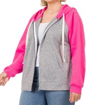 Zenana raglan sleeved hoodie in Fuchsia - £23.92 GBP