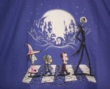 TeeFury Nightmare XLARGE &quot;Halloween Road&quot; Before Christmas Shirt PURPLE - $15.00
