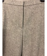 ANNE KLEIN Women’s Pants Gray Flannel Wool Blend Lined Crop Size 8 P x 2... - $29.70