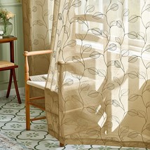 For The Living Room, Bedroom, And Rod Pocket Voile Window Treatments, Lazzzy - £33.89 GBP