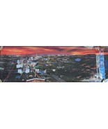 Skyline View of Las Vegas Strip 36 x 12 Glossy Poster - $20.51 CAD