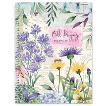 Wildflower Sanctuary Bill Paying Organizer - Large 9&quot; by 12 inch, Spiral... - £21.61 GBP