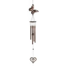 2 - Butterfly and Heart Wind Chimes  - £30.00 GBP