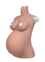 8th Gen Silicone Realistic Fake Pregnant Belly Stomach For Cosplay With Flocking - £374.62 GBP - £584.64 GBP