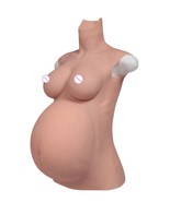 8th Gen Silicone Realistic Fake Pregnant Belly Stomach For Cosplay With Flocking - $467.78 - $730.00