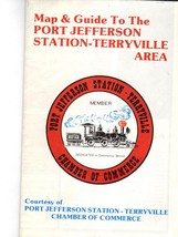 Map &amp; Guide To The Port Jefferson Station - Terryville Area, Long Island... - $3.25