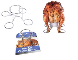 Chicken Roaster Rack Beer Can Chicken Holder Barbecue BBQ Grills Chef Supplies - £7.94 GBP