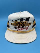 Vintage 3 Stripe K Products LEVI GARRETT Racing Mesh Snapback Hat Cap - £32.92 GBP