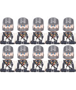 10PCS Military Building Blocks Solider Figures Gift Toys Weapons Guns B1... - $577.48 MXN