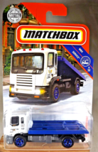 2018 Matchbox 32/125 MBX Service 9/20 MBX FLATBED KING White-Blue w/Blue 6 Spoke - £8.65 GBP