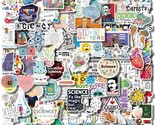 100 Pcs Natural Sciences Stickers Pack, Physics, Chemistry, Biology Expe... - $14.99