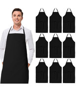 Black Aprons Bulk - Commercial Chef Bib Apron for Kitchen and Restaurant... - $120.68