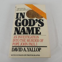 In God&#39;s Name Paperback 1985 David Yallop Pope John Paul 1 Investigation - £4.65 GBP