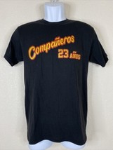 Hanes Comfort Men Size S Black Companeros 23 Anos T Shirt Spanish - £4.94 GBP