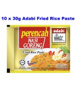 10 x 30g Adabi Fried Rice Paste Perencah Nasi Goreng Family Easy Cook Halal - £30.43 GBP