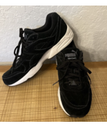 Puma Trinomic Black Suede with White Men&#39;s Sneakers US Size 10.5 - $26.74