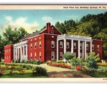 Park View Inn Berkeley Springs West Virginia WV UNP Linen Postcard N26 - £1.52 GBP