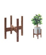 Adjustable Wood Plant Stand, Acacia Rustic Pot Holder, Pot & Plant NOT Included. - $36.68