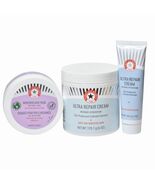 First Aid Beauty Set Ultra Repair Cream 6 oz+ Travel Size 1oz +Ingrown H... - $541.54 MXN