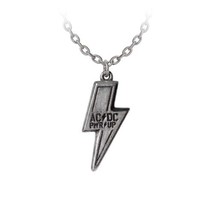 Alchemy Gothic PP524 AC/DC PWR/UP Flash Logo Pendant Necklace Band Rock England - £20.74 GBP