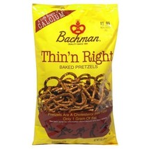 Bachman Thin&#39;n Right Baked Pretzels 9 Oz (Pack of 3) - £17.25 GBP