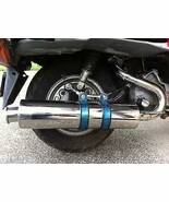 Performance Not Restricted STAINLESS STEEL MUFFLER Honda helix CN250 FUSION - $4,516.03 MXN