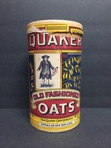 Original Quaker Old Fashioned Oats Cardboard w/Lid Empty Replica of 1896... - £7.80 GBP