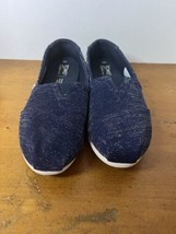 Toms  navy Glitter alpargata REPREVE Twill  size 9  - £9.74 GBP