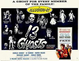 13 Ghosts - 1960 - Movie Poster - £26.37 GBP