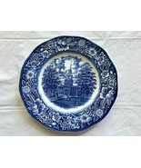 Liberty Blue Colonial Independence Hall Staffordshire Ironstone Plate 9.... - $18.74