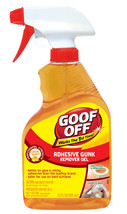 Goof off Adhesive Gunk Remover – 12 oz. Trigger Spray Bottle - $8.95