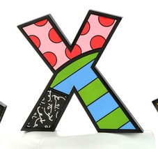 Romero Britto Alphabet Letter 6" High Freestanding or Wall Mounted Rare Retired image 6
