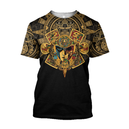 Mexican Aztec Quetzon Mayan Men&#39;s Casual T-shirt Street Fashion Classic ... - $9.99