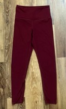 PrAna  Women’s/ Teen Maroon Leggings Yoga Athletic Size Small  EUC - £19.73 GBP