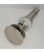 Pop Up Drain Stopper for Bathroom Sink Overflow - Brushed Nickel - $13.21 CAD