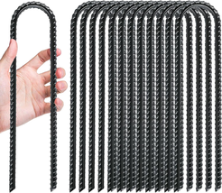 Trampolines Wind Stakes 8 Pack 12 Inch,Heavy Duty U Shaped Rebar Tent St... - €23,28 EUR
