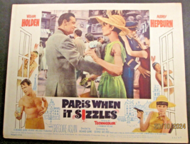 Audrey Hepburn: (Paris When It Sizzles) ORIG.1964 Movie Lobby Card (Classic) - $158.40