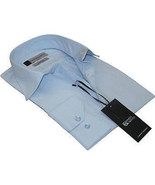 Men Franco Gilberto Shirt Twill Cotton Blend Spread Collar Turkey 5566-4... - $31.50