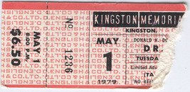 Dr. Hook Vintage Ticket Stub 1979 Kingston Memorial Ctr. Donald K Donald... - $169.12 MXN