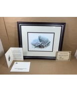 Signed Don Balke - Snowy Owl Framed Lithographic Print with COA - £94.26 GBP