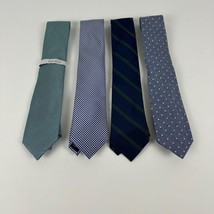 Tommy Hilfiger &amp; Perry Ellis Men&#39;s Classic Lot of 4 Premium Ties Assorted-OS - $39.99