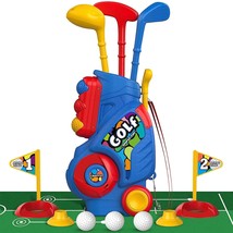 Toddler Golf Set With Putting Mat For 2 3 4 5 Years Old Boys Girls, Upgraded Kid - £48.34 GBP
