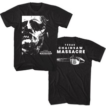 Texas Chainsaw Massacre Movie Poster Men&#39;s T Shirt Leatherface Horror Movie Gore - £25.12 GBP+