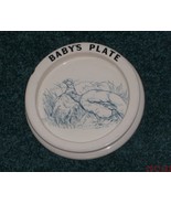 c 1894 Carlton Ware  Wiltshaw + Robinson BABY&#39;S PLATE Stoke-on-Trent Eng... - $111.00