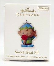 VINTAGE 2010 Hallmark Keepsake Christmas Ornament Sweet Treat Elf - £11.63 GBP