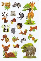 Elephant Dear Lion Animal Kindergarten Sticker Decal Size 27x18cm/10x7inch D128 - £2.78 GBP