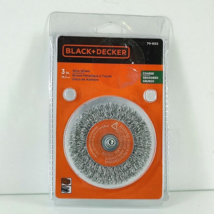 Black and Decker 70-603 Steel Crimped Wire Wheel Coarse Shank 3 in - £6.62 GBP