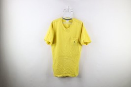 Vtg 90s Guess USA Mens XL Distressed Spell Out Question Mark Pocket T-Shirt USA - £31.02 GBP