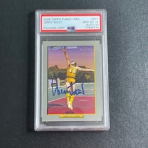 2006 Topps Turkey Red #244 JERRY WEST Signed Card GEM MT 10 Auto 10 PSA Slabbed  - £373.43 GBP